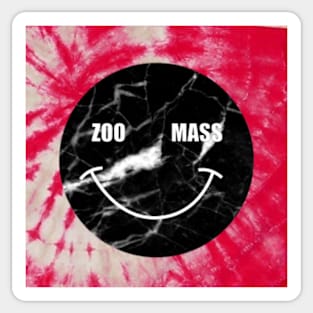 zoo mass smiley face Sticker